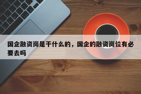 国企融资岗是干什么的，国企的融资岗位有必要去吗