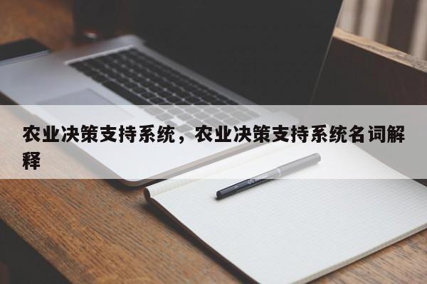 农业决策支持系统，农业决策支持系统名词解释