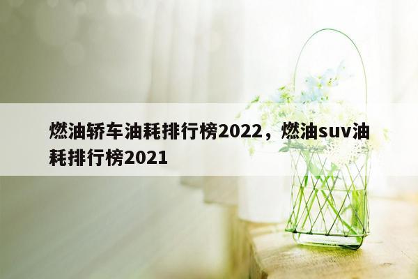 燃油轿车油耗排行榜2022，燃油suv油耗排行榜2021