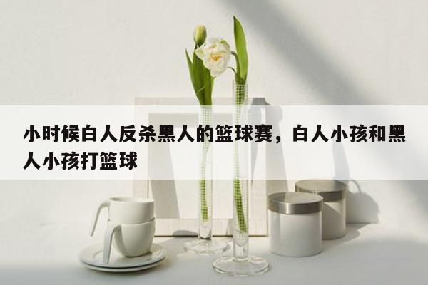 小时候白人反杀黑人的篮球赛，白人小孩和黑人小孩打篮球