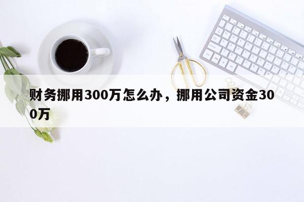 财务挪用300万怎么办，挪用公司资金300万