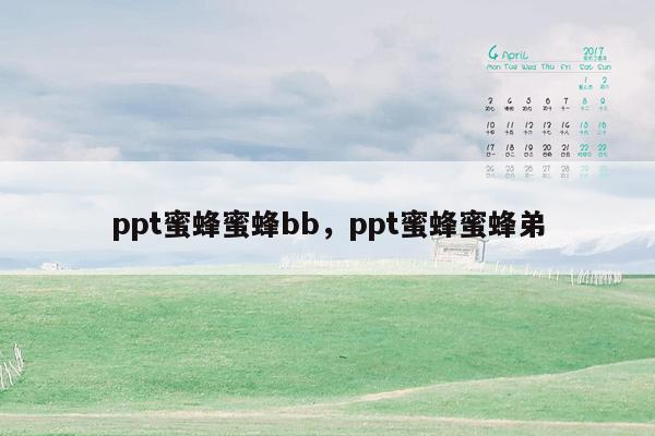 ppt蜜蜂蜜蜂bb，ppt蜜蜂蜜蜂弟