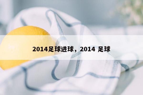 2014足球进球，2014 足球