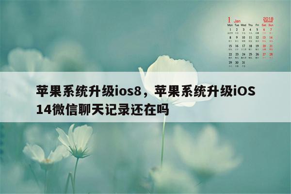 苹果系统升级ios8，苹果系统升级iOS14微信聊天记录还在吗