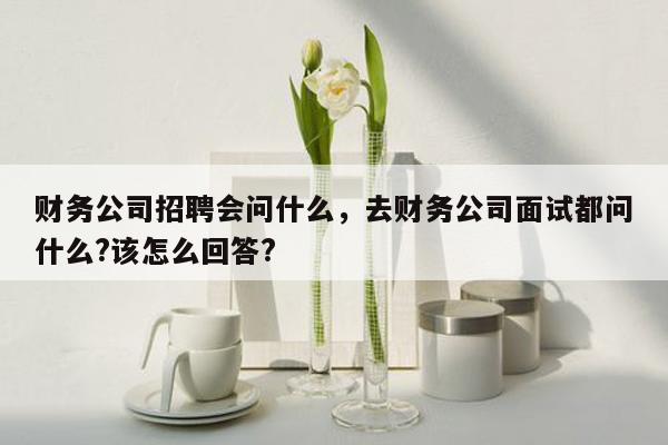 财务公司招聘会问什么，去财务公司面试都问什么?该怎么回答?