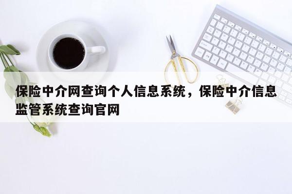 保险中介网查询个人信息系统，保险中介信息监管系统查询官网