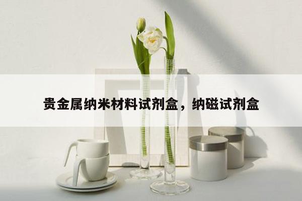 贵金属纳米材料试剂盒，纳磁试剂盒