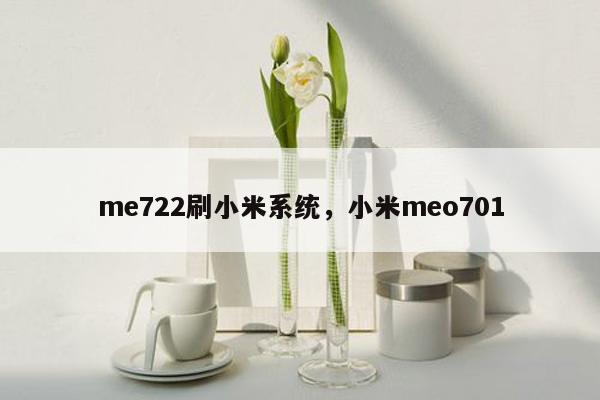 me722刷小米系统，小米meo701