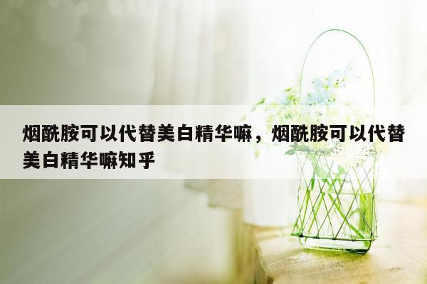 烟酰胺可以代替美白精华嘛，烟酰胺可以代替美白精华嘛知乎