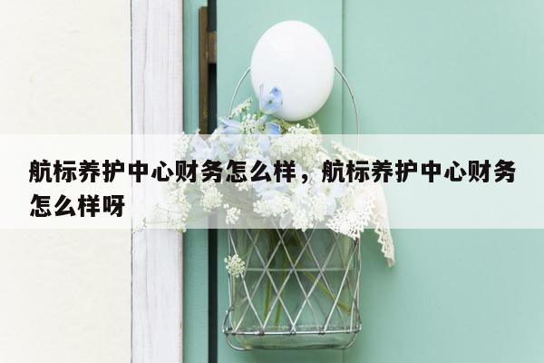 航标养护中心财务怎么样，航标养护中心财务怎么样呀