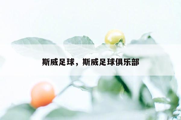 斯威足球，斯威足球俱乐部