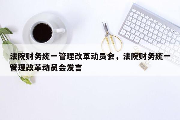 法院财务统一管理改革动员会，法院财务统一管理改革动员会发言