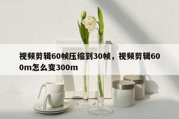 视频剪辑60帧压缩到30帧，视频剪辑600m怎么变300m