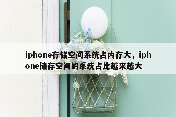 iphone存储空间系统占内存大，iphone储存空间的系统占比越来越大