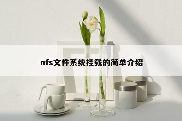 nfs文件系统挂载的简单介绍