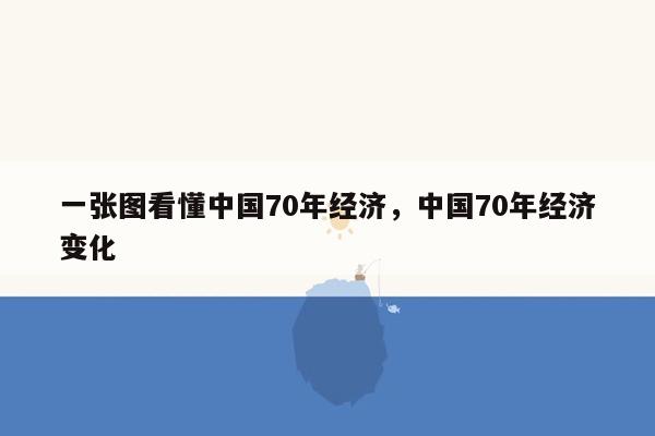 一张图看懂中国70年经济，中国70年经济变化