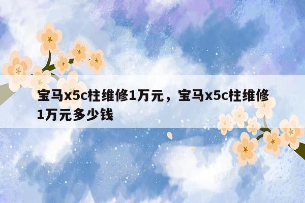 宝马x5c柱维修1万元，宝马x5c柱维修1万元多少钱