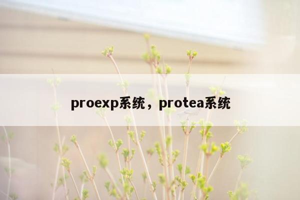 proexp系统，protea系统