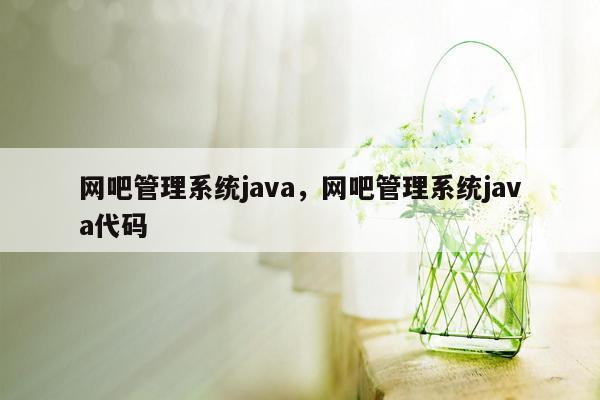 网吧管理系统java，网吧管理系统java代码