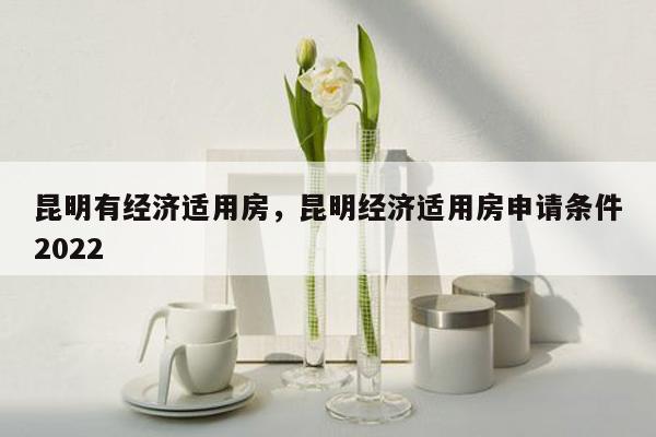 昆明有经济适用房，昆明经济适用房申请条件2022