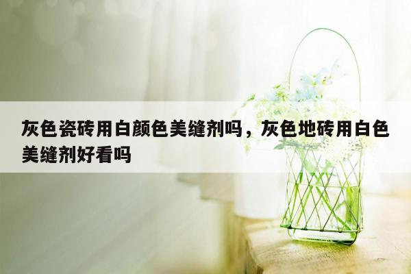 灰色瓷砖用白颜色美缝剂吗，灰色地砖用白色美缝剂好看吗