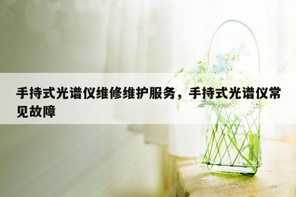 手持式光谱仪维修维护服务，手持式光谱仪常见故障